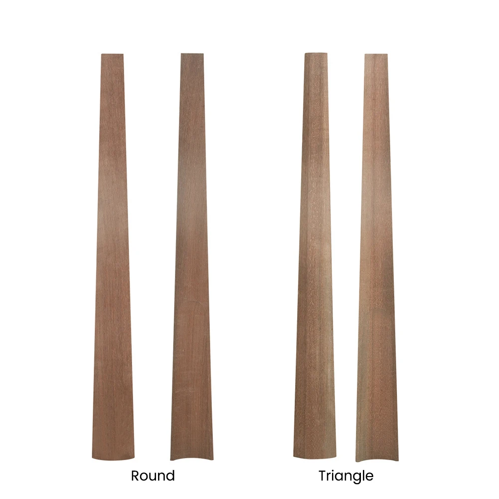 

Violin Fingerboard Durable Instrument Repair Accessory Triangular/Round 58CM Violin Fingerboard for 4/4 Size Violin Dropship