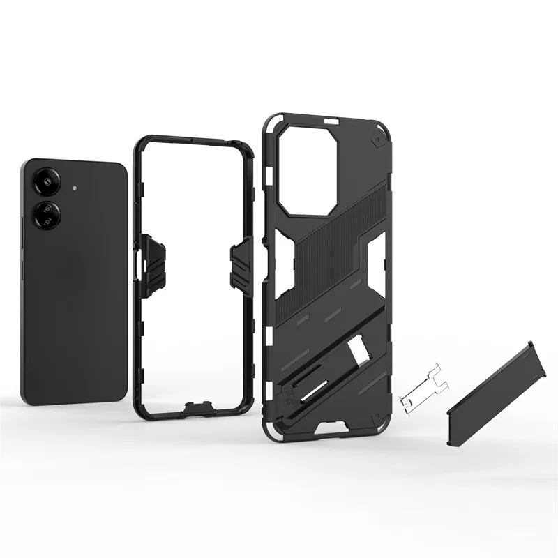 For Xiaomi Redmi 13C Case Xiaomi Redmi 13C 12C 10C Cover Cases Armor PC  Stand Holder Shockproof TPU Protective Phone Back Cover - AliExpress