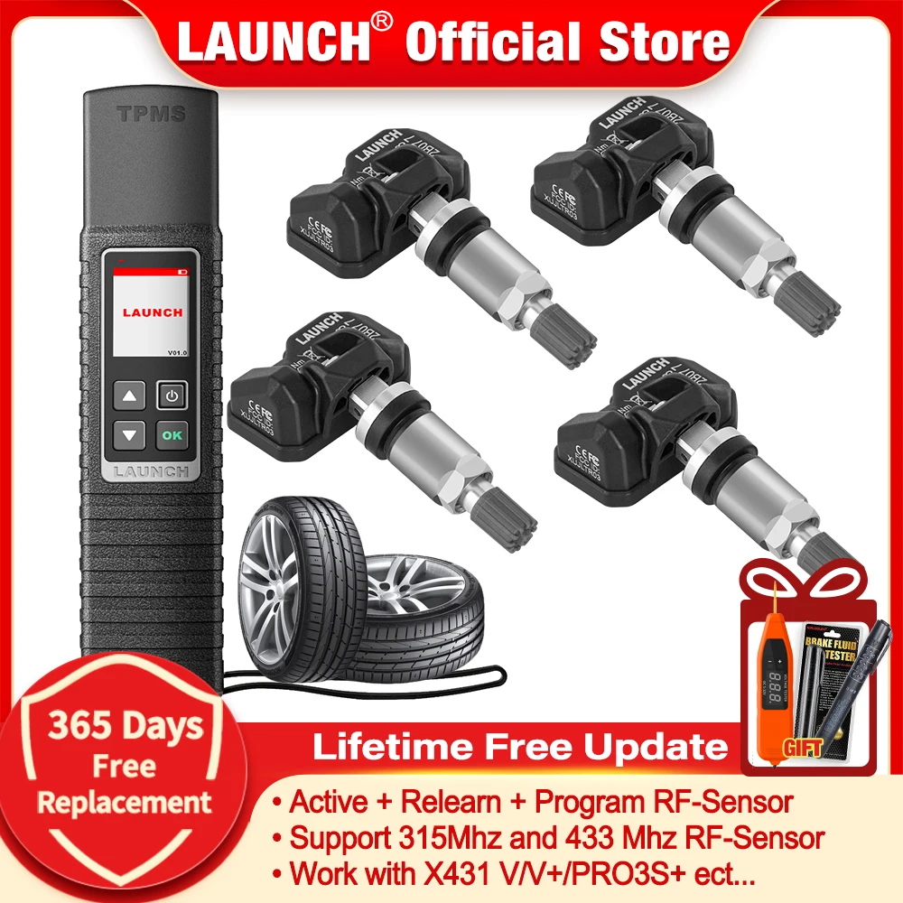 LAUNCHX431TSGUNTPMSTirePressureDiagnosticToolsActiveRelearn