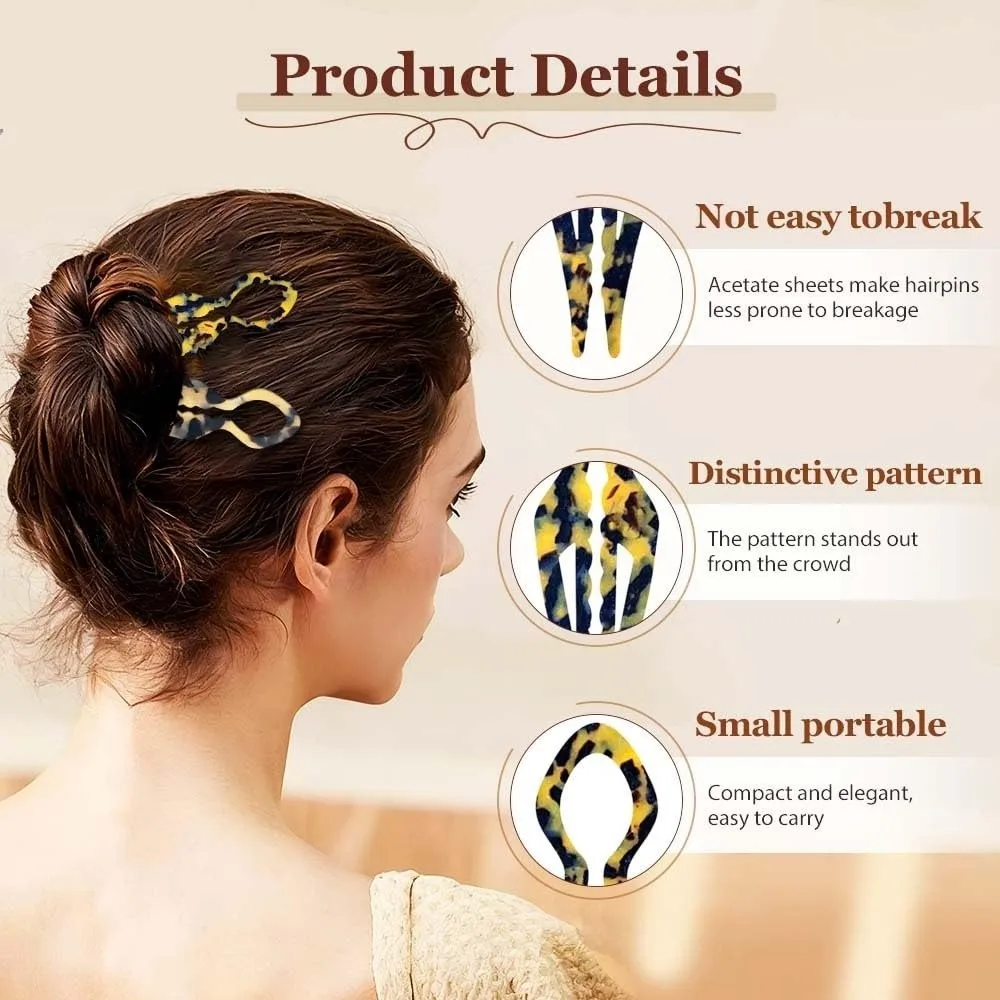 Hairstyle Tool Hair Accessories French Hair Pins Headbands V-Shaped Hair Clips Headwear Geometric Design Hairpins