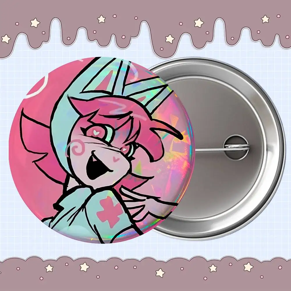 Dr. M Masacrik Psychocuties Cartoon Brooch Collection - Acrylic Button Pin Set