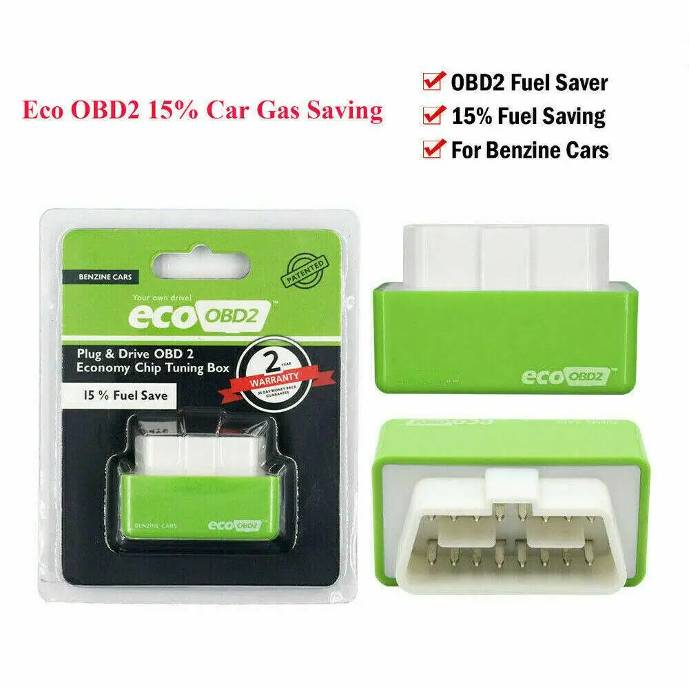 Eco OBD OBD2 Universal Benzine Economy Fuel Saver Tuning Box Chip Device For Petrol Car Gas Saving Dropship