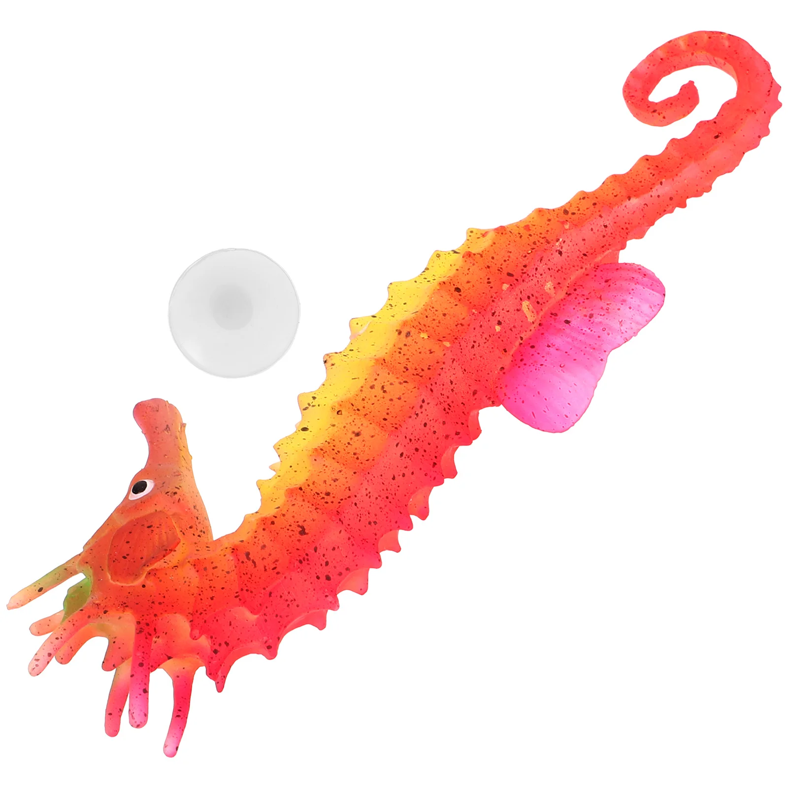 

Aquarium Ornament Floating Seahorse Vivid Silicone Floating Decor Ornaments Simulation Animal Underwater Saltwater Fake Colorful