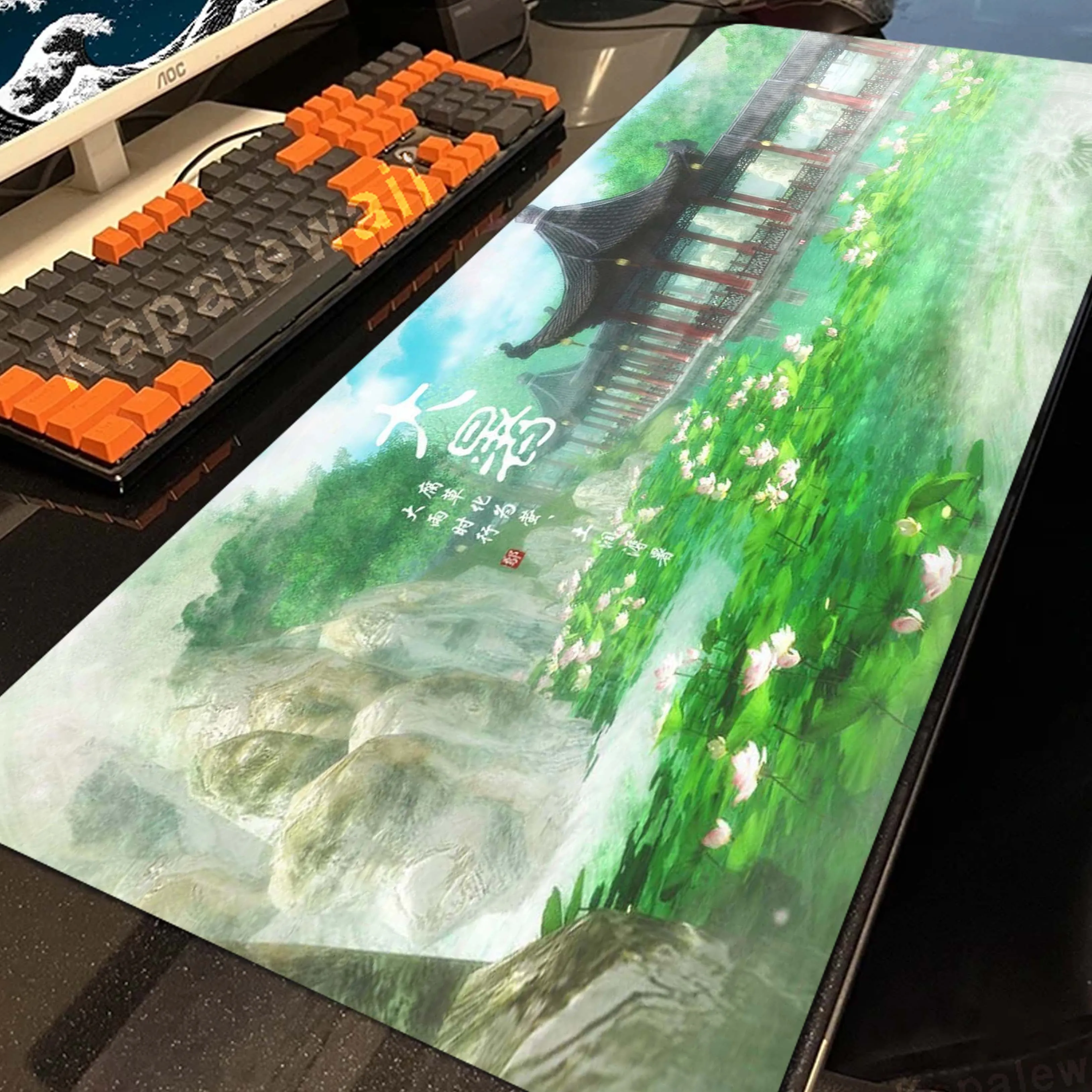 

Traditional Chinese Style Gaming Mousemat Desk Mat Pc Gamer Accessoires Mousepad Speed Keyboard Pads XXL Speed Office Mat