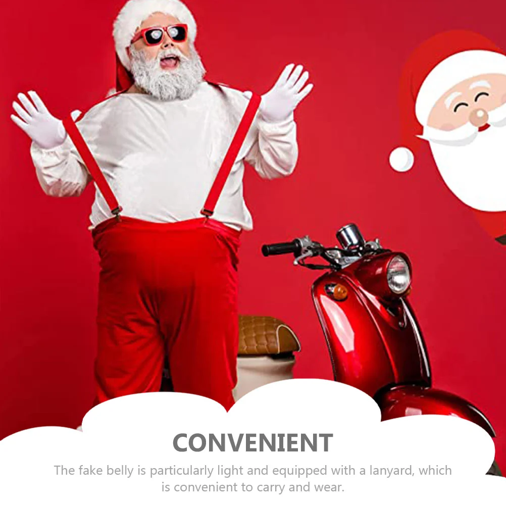Inflatable Santa Fake Belly Christmas Costumes Accessories Santa Claus Props Xmas Party Supplies Cosplay Costumes