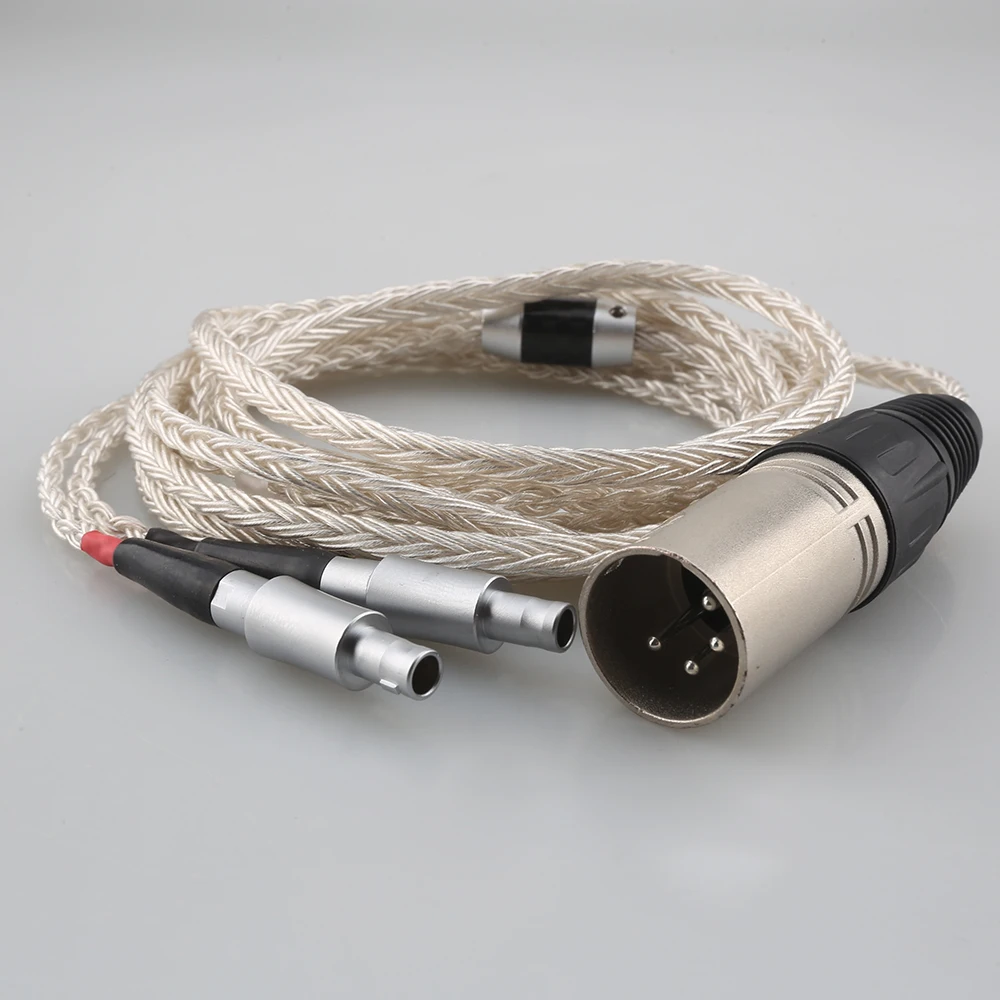 XLR Balanced 16 Core OCC Silver Plated Headphone Cable For