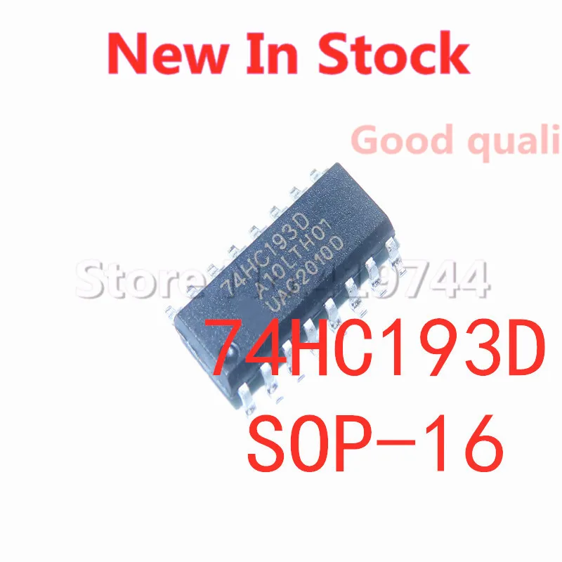 

10PCS/LOT 74HC193 74HC193D SN74HC193DR SOP-16 SMD 4-digit synchronous up/down counter In Stock NEW original IC