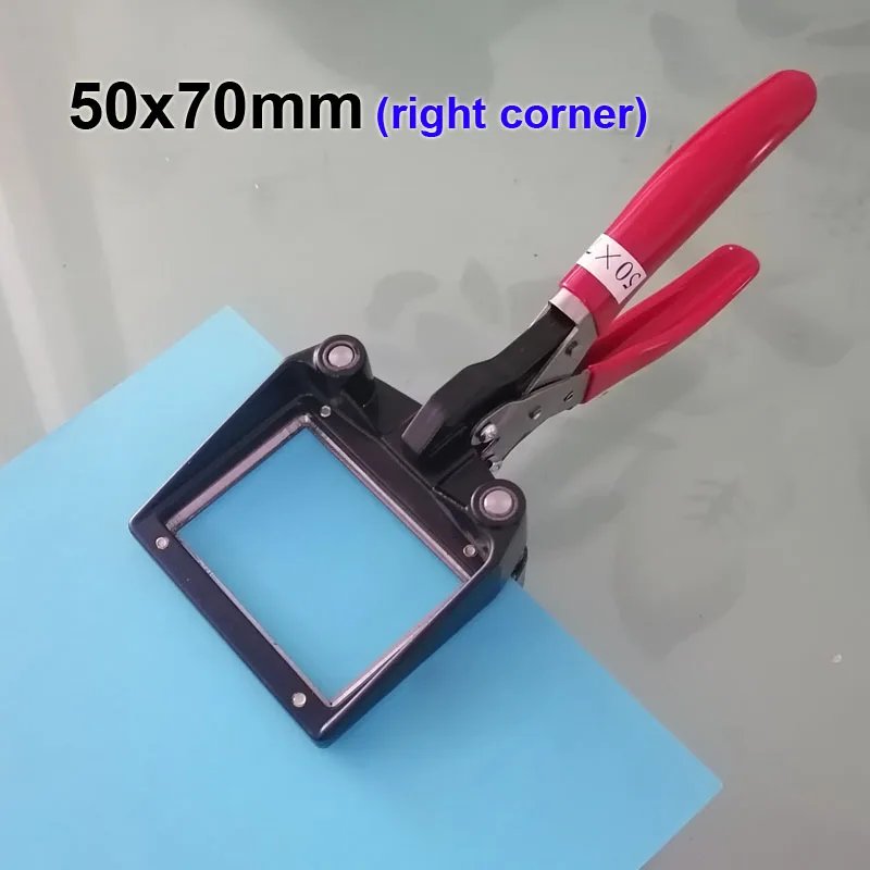 Hand Held ID Card License Photo Picture Punch Cutter 30x40mm 35X45mm  40x60mm 50x70mm Right Round Corner Passport Photo Cutter - AliExpress