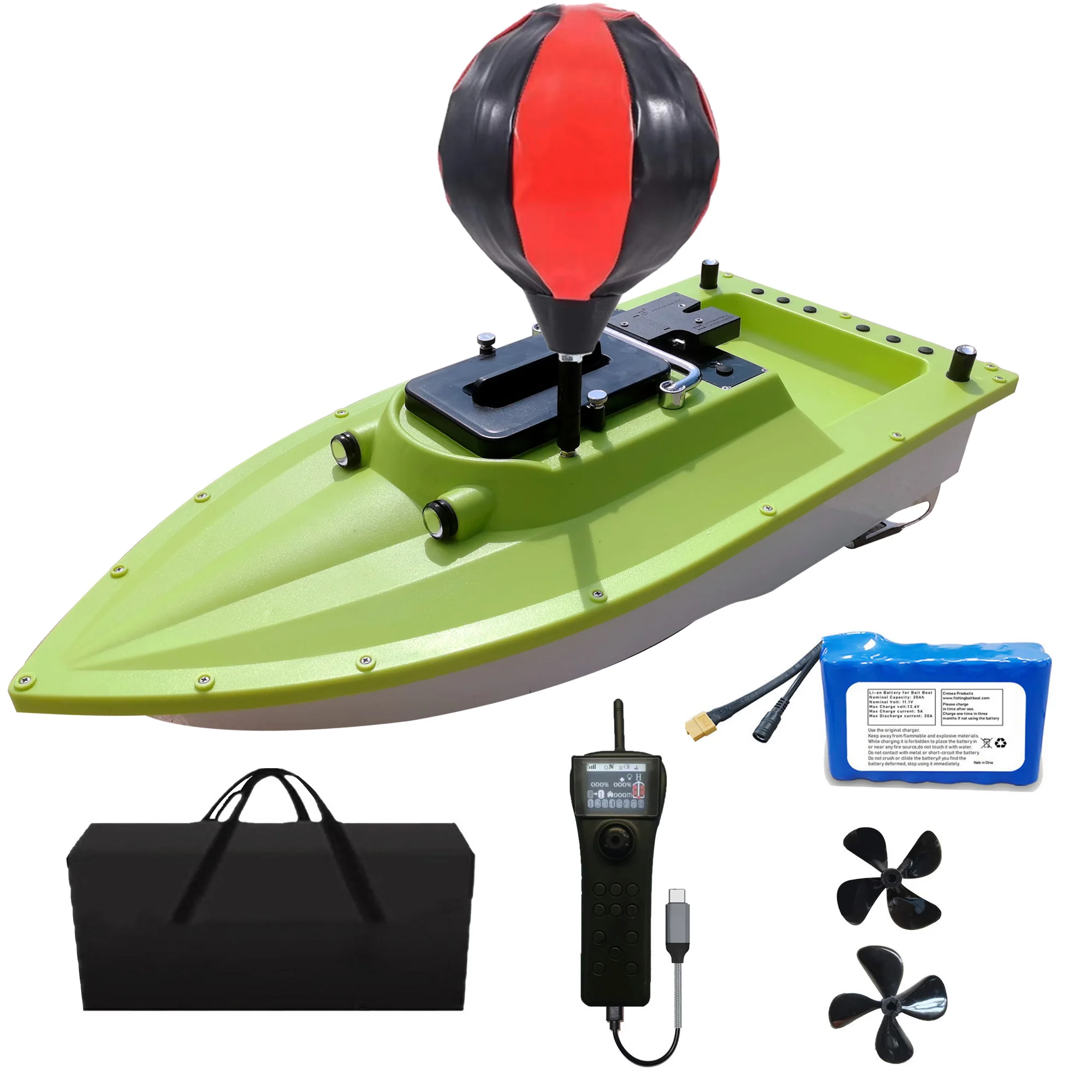 S80 Brushless Motor Super Speed Saltwater RC Fishing Bait Boat