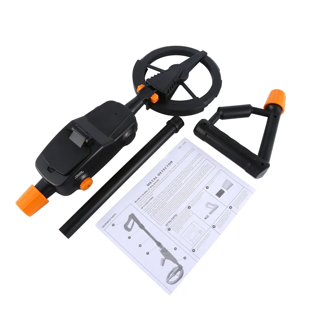 MD-1008 Metal Detector High-Accuracy Metal Finder Waterproof Search Coil Hunt Treasure For Underwater Metal Tester