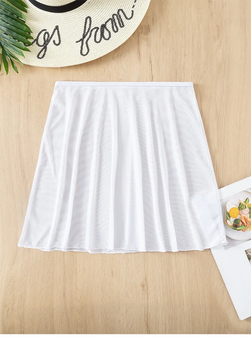 Women Sheer Beach Skirt Cover Ups for Women Swimwear Skirt Beach Wrap Bikini Cover Ups for Swimsuits Outfits Пляжная Одежда