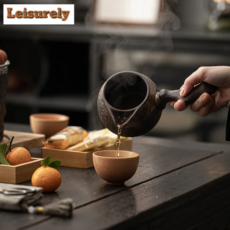 Japanese Rough Pottery Pot For Tea Making Charcoal Stove Boiling Water Kettle Bright Fire Charcoal Fire Warmer Tea Stove Teaware