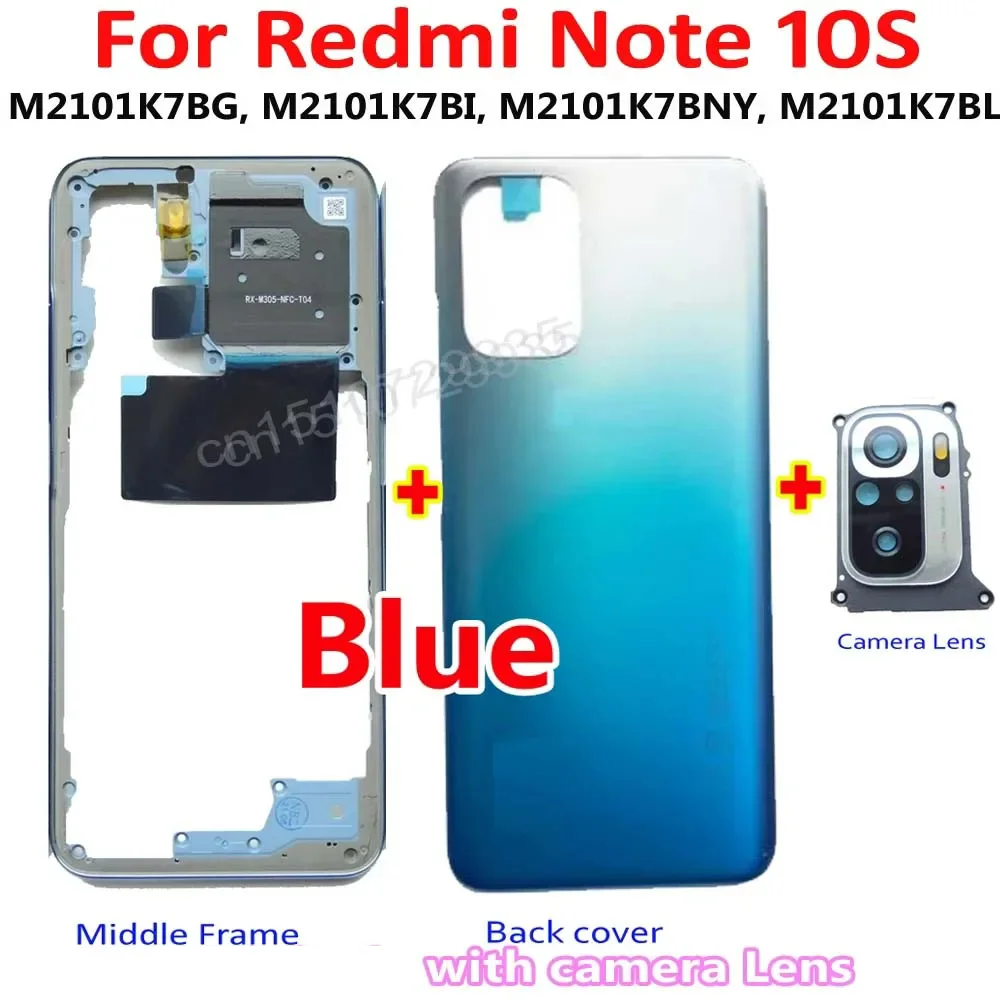 Backdoor Back Cover Of Redmi Note 10 Battery Cover Mi 10 Back