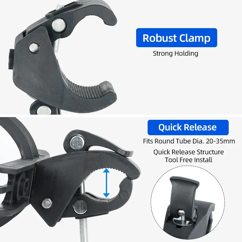Bicycle Bottle Cage Vertical Horizontal Bar Install Handlebar Seat Post Mount Water Kettle Carry Quick Release Nylon Robust Rack bicycle water bottle cage bicycle bottle holder water bottle holder