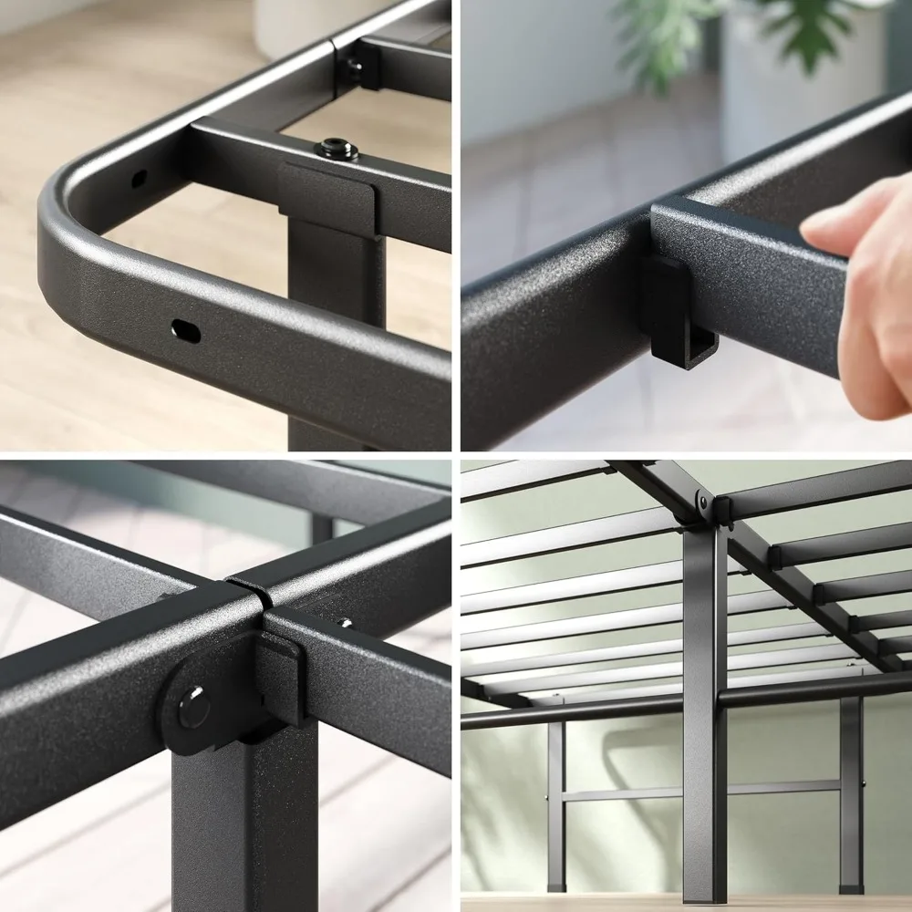 14in Easy Bed Frames, Sturdy Metal Beds Frame, No Box Spring Needed, Eco Friendly Packaging, Bed Frames 4