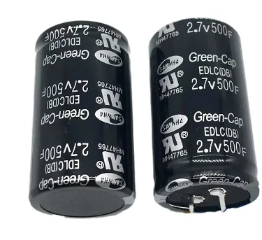 Condensatore Super Farad 2.7V 500F Condensatore Elettrolitico Ampio Campo Di Applicazione Condensatore Metallico Per Circuito Automobilistico