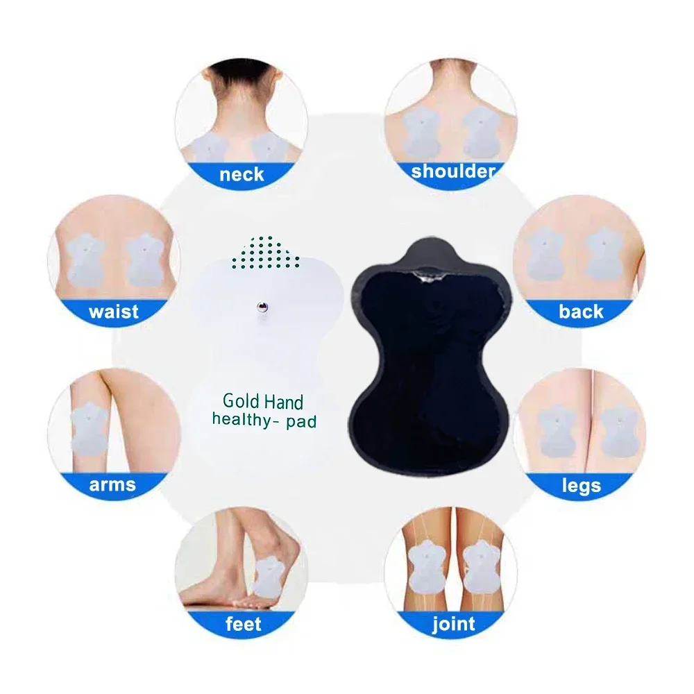 50pcs Tens Electrode Adhesive Gel Pads Body Acupuncture Therapy Massager Therapeutic Pulse Stimulator Electro Stickers Replace