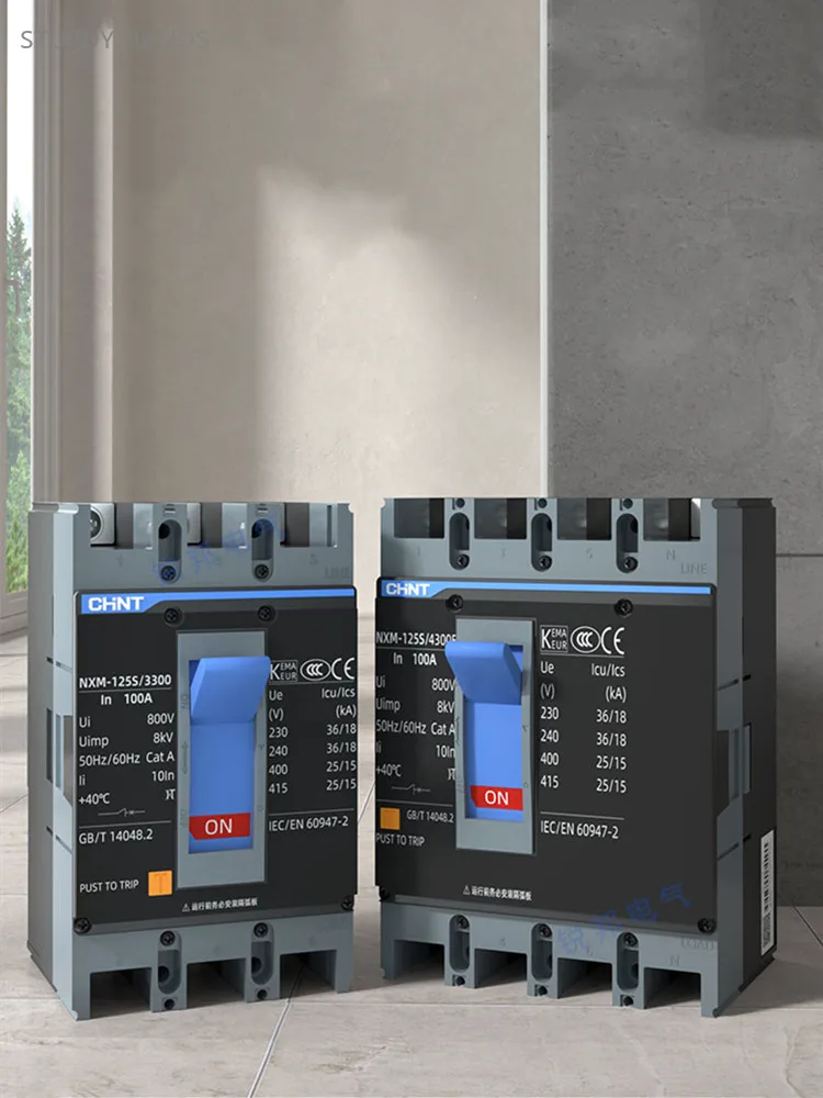 Circuit Breaker Surge Protector Case Moldado Smart Home Hardware Fittings Interruptor de Proteção em Miniatura 40400a 3p 4p Alta Qualidade
