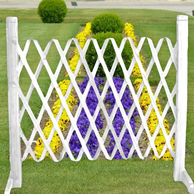 Bővíthető Kerti Kerítés Összecsukható, Szabadon Álló Fa Rácsos Akadály A Mászó Növények Udvarának Beltéri Dekoráció - Image 4