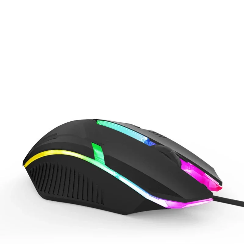 Colorful Wired Gaming Mouse USB Computer DPI RGB Lighting Mouse For Computer PC Laptop Home Office Supplies