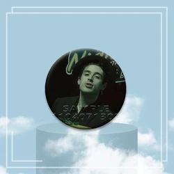 58mm Creative Enamel Pin Brooch - The Normal Rat in the Moon Album Cover Design (58MM)