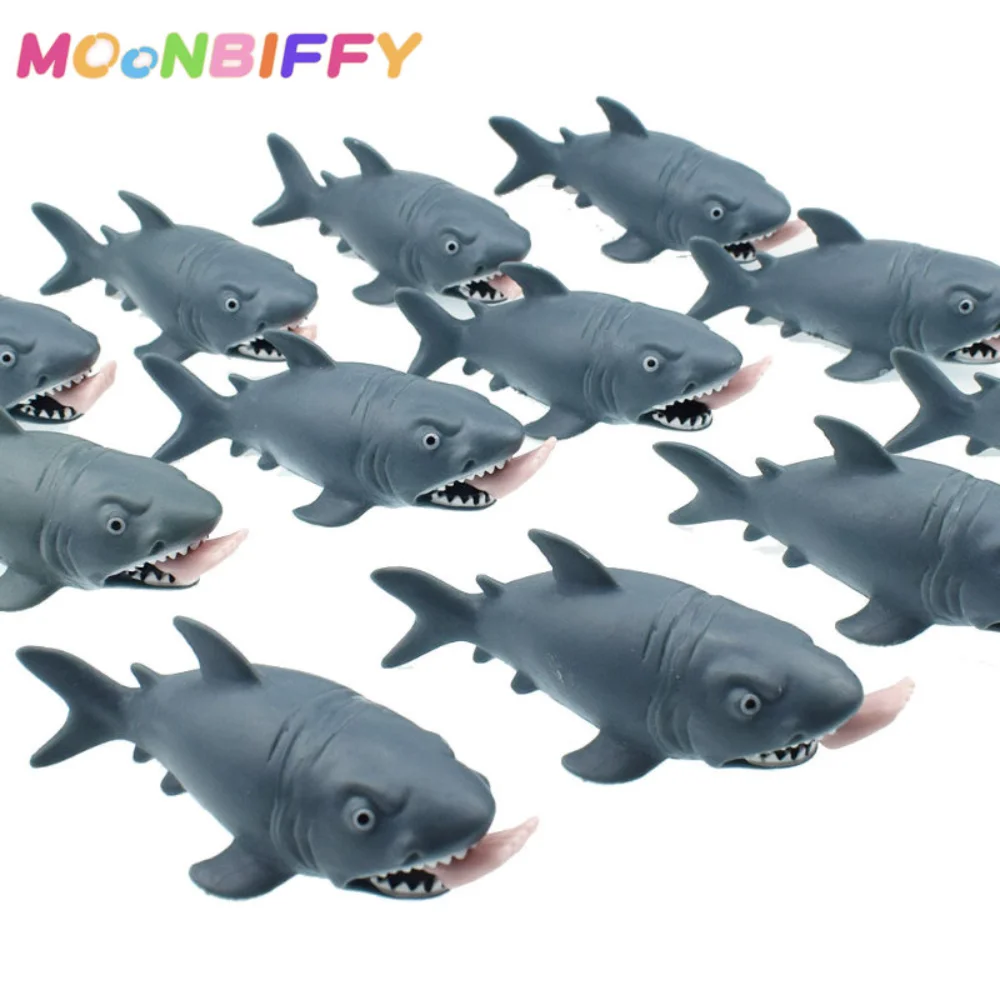 

1pc Anti Stress Squeeze Toy Creative Biting Leg Shark Toy Plastic Funny Spoof Trick Gift for Kids Freeshipping Boy Gril Gag Toys