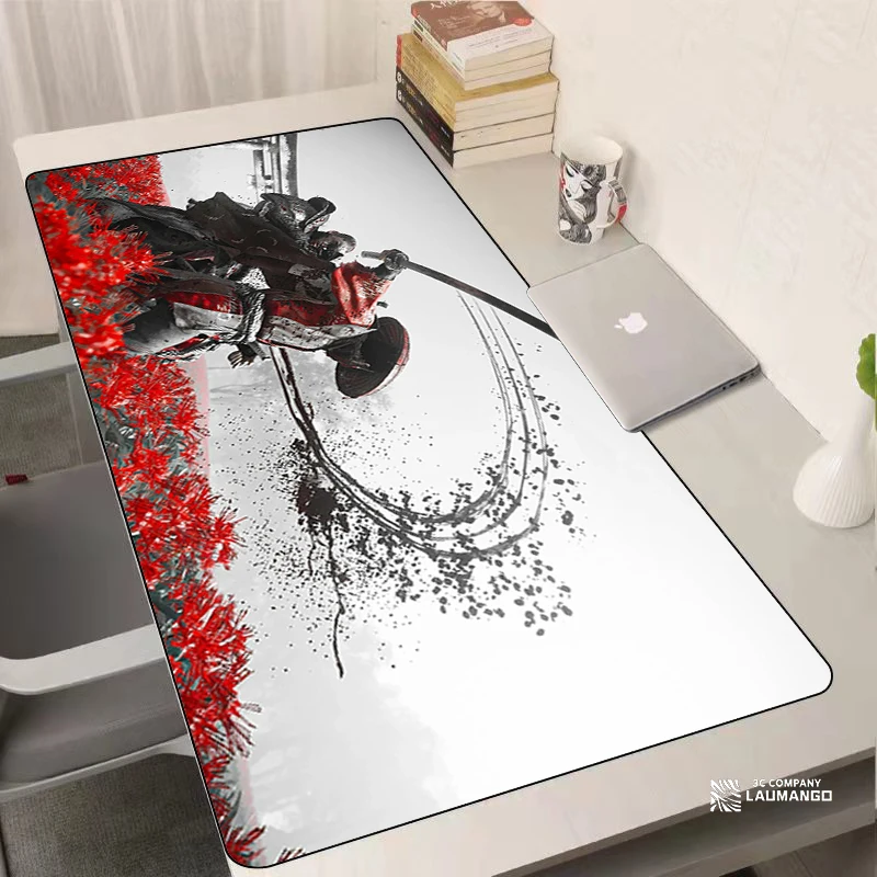 

Ghost of Tsushima Mouse Mat Gaming Pad Anime Mousepad 900x400 Pc Gamer Accessories Computer Desk For Gamers Office Accessory Rug