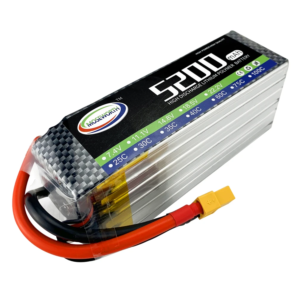 6S 22.2V 1800 2200 3500 4200 5200 6000 10000 12000mAh 30C 40C 60C RC LiPo Battery For RC Drone Helicopter Quadcopter Airplane 6