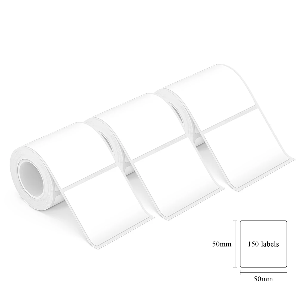 Compact Portable Thermal Label Printer - Marklife P50 Mini Label Maker for Self-Adhesive Stickers