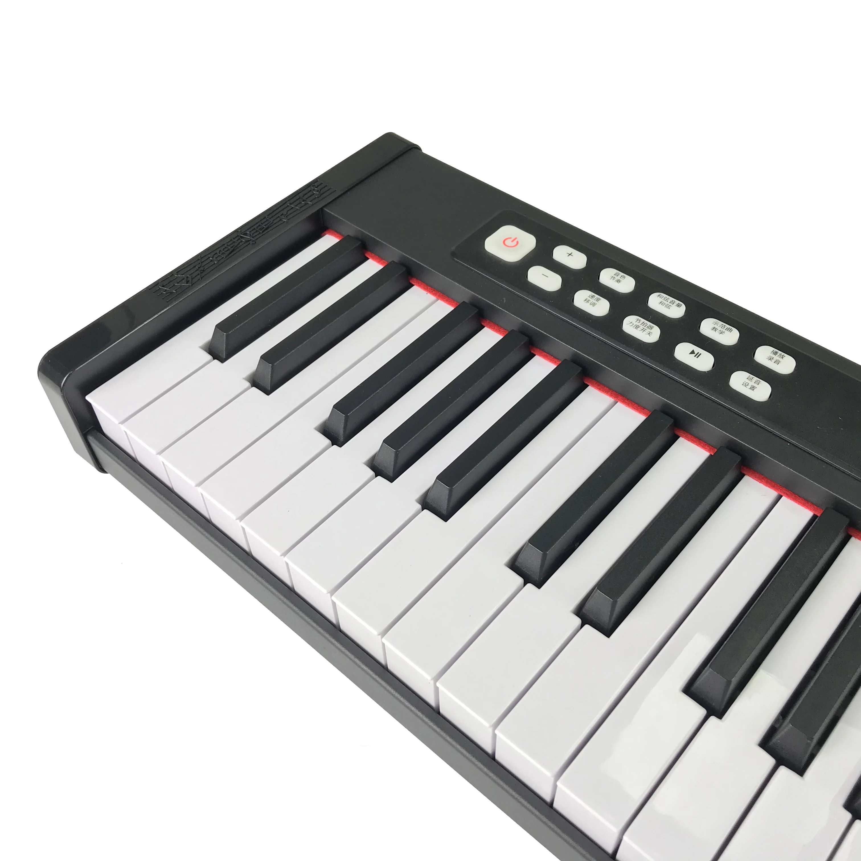 61 Key Digital Electric Piano Keyboard With Phone Holder Electronic Touch Sensitive Keyboard For Practice