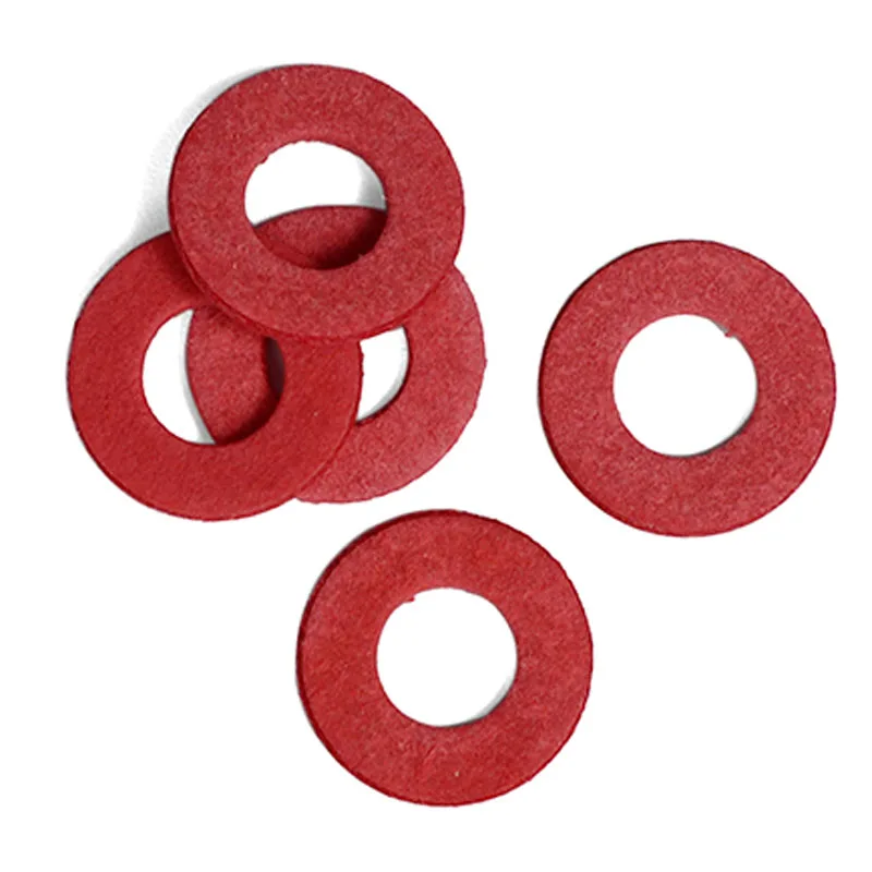 20/50/100pcs M2 M2.5 M3 M3.5 M4 M5 M6 M7 M8 M10 M12 Insulation Plain Gasket Ring Red Steel Paper Fiber Insulating Flat Washer stainless steel washers,washer gasket set,washer gasket,carbon steel washers,silicone o ring washer,retaining ring washer,washer seal set,rubber washer