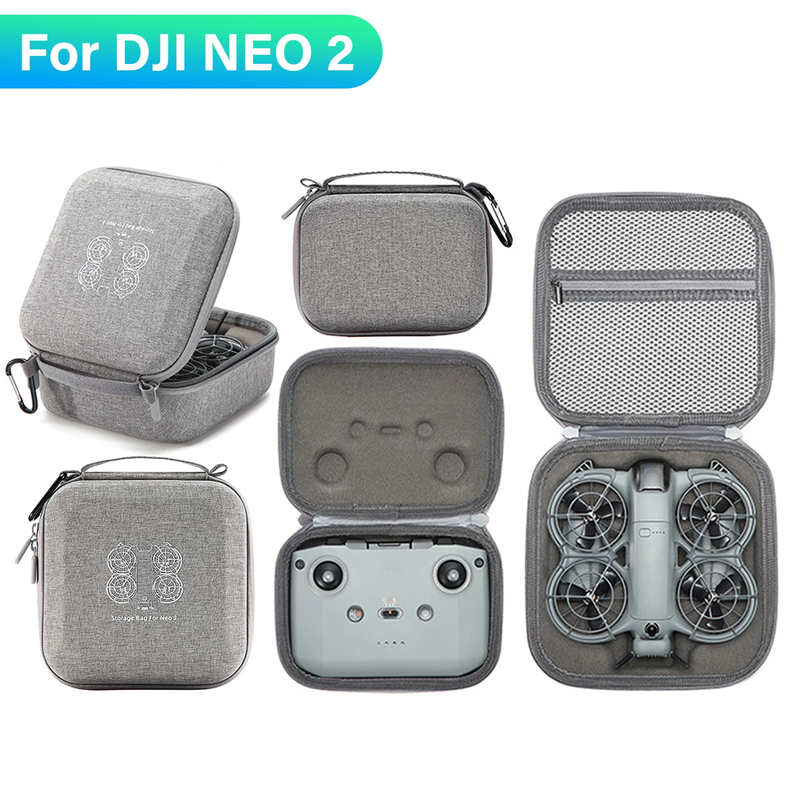 Portable Carrying Case for DJI Neo 2 Hard Travel Storage thumbnail 3