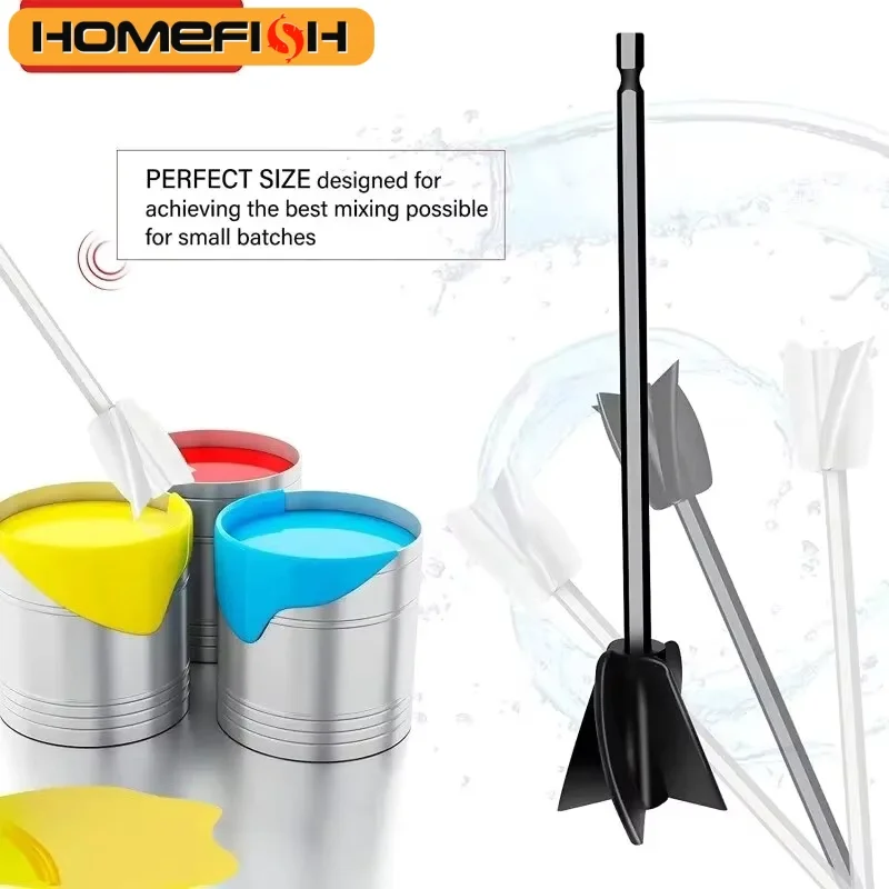 2PCS Epoxy Mixing Stick Paint Stirring Rod Putty Cement Paint Mixer...