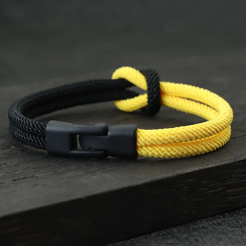 Men Double Layer Rope Bracelet Pirate Accessory