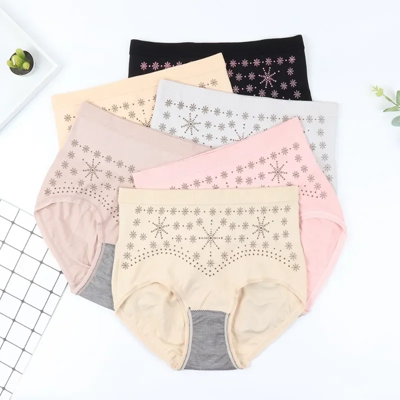 

Nest Warmer Pants Magnetic Therapy Pants Women's High Waists Women's Panties Honeycomb Panties Graphene Crotch Cloth