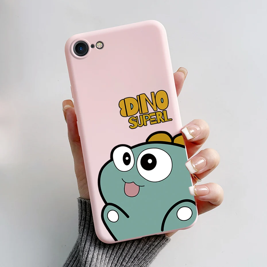 Stylish Painted Soft Silicone TPU Phone Case - 4.7'' Protective Back Cover