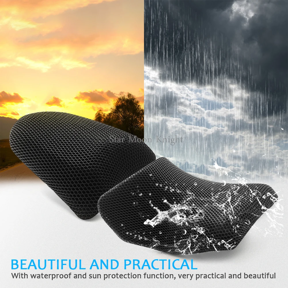 Motorcycle Seat Covers Protecting Cushion For BMW R1200GS R 1200 GS R1250GS LC ADV Adventure Fabric Saddle