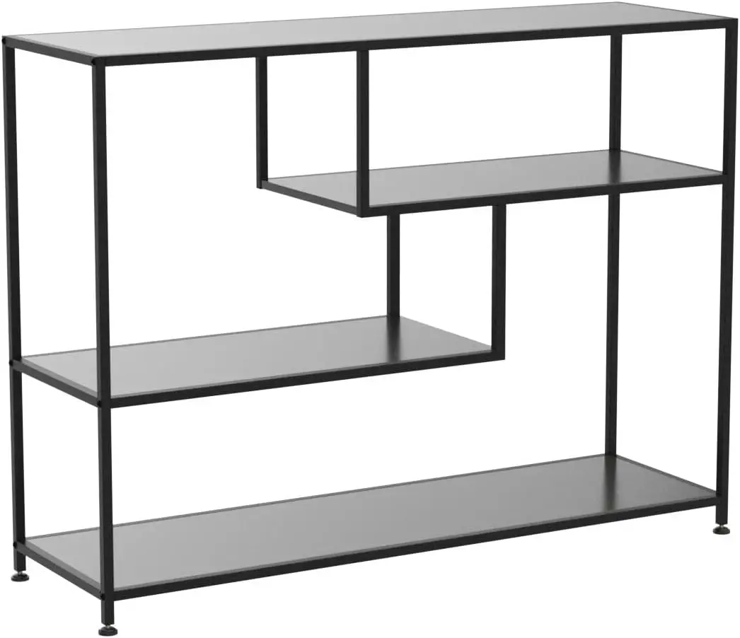 LINSY HOME Console Table 4-Tier Sofa Tables for Entryway Narrow Tables Open Storage Shelves 39.3&rdquo; Console