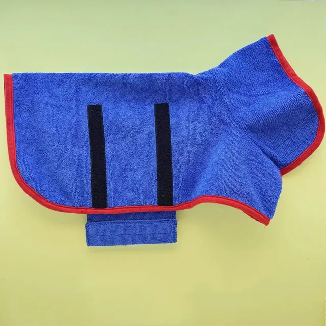 Dog Bathrobe Absorbent Pet Quick Drying Bath Towel Dog Bath Towel Large Small Dogs Clean Absorbent Bathrobe Pet Supplies 6