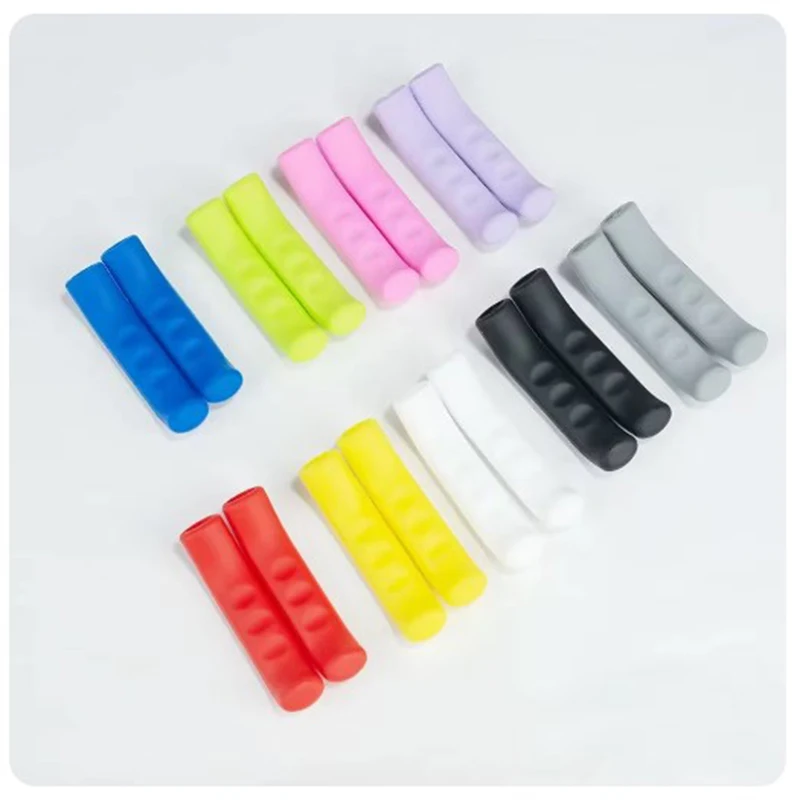 1 Pair Bicycle Brake Handle Protection Cover Mountain Road Bike Brake Lever Protection Anti Slip Gel Sleeve Cycling Accessories