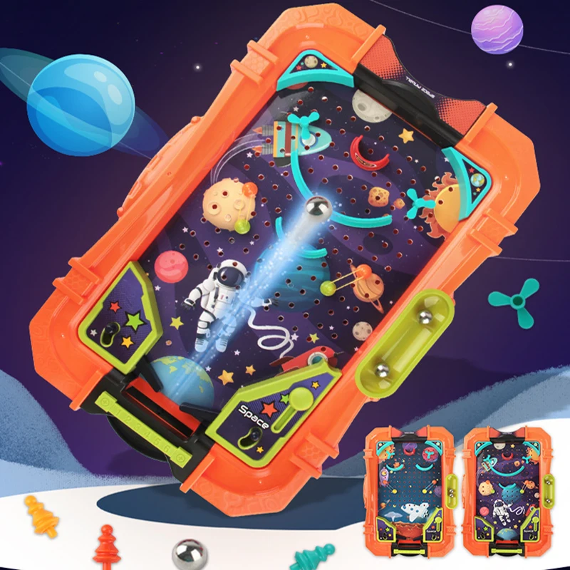 ABS Pinball Machine Tabletop Game for Kids and Family