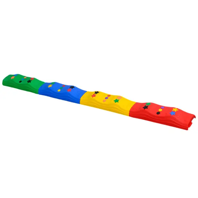 Colored Balance Beams for Kids Playground