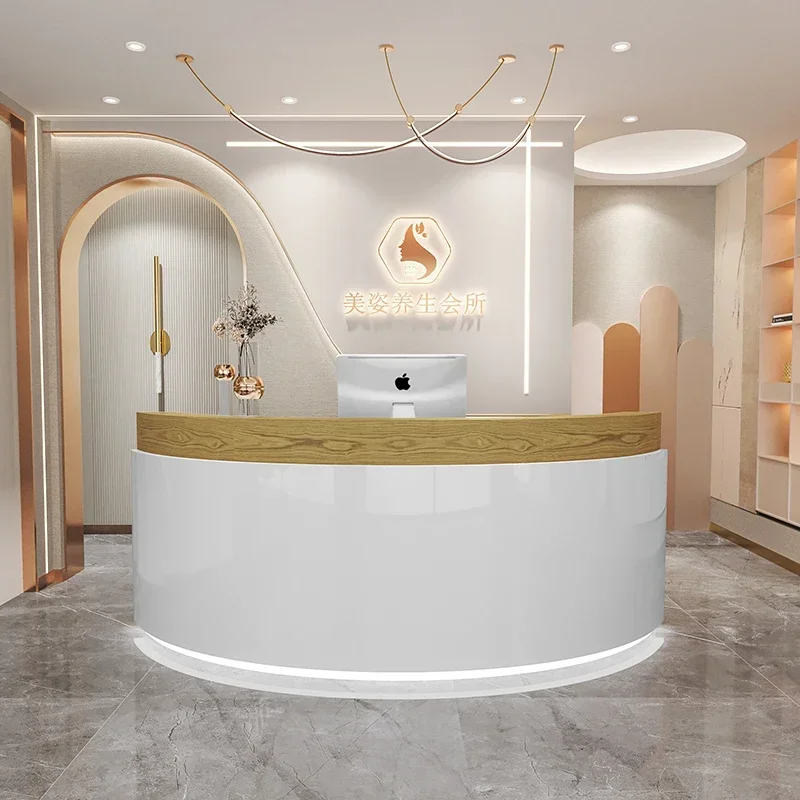 Furniture For Reception Entrances Tables Restaurant Desk Luxury Stores Hairdressing Counters Small Store Business Receiption Spa