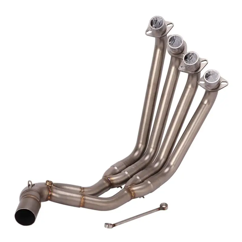 For HONDA CB650F CB650R 2014-2022 Motorcycle Exhaust Escape Pipe Muffler Front Link Pipe Slip On Bottom Row With DB Killer - Image 5