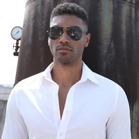 BARCUR-Lunettes de soleil pilotes polarisées pour hommes, accessoires de conduite, pêche, randonnée 4