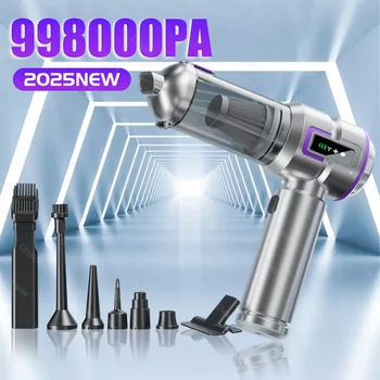 Nuovo Aspirapolvere per auto 998000PA Cordless Potente Mini Aspirapolvere portatile per auto per la casa Soffiatore portatile Pulitore per auto 1