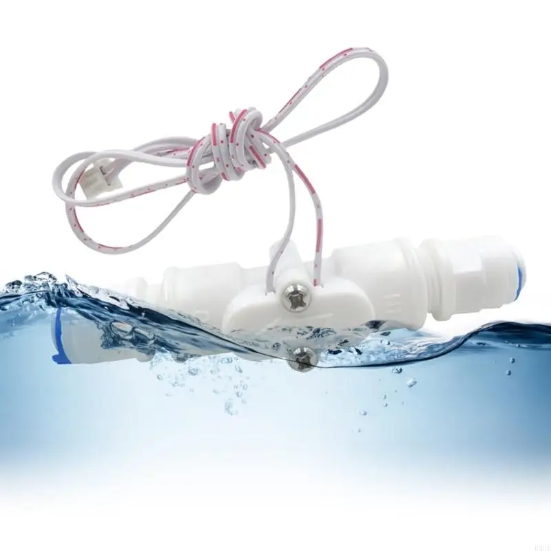 1/4 NPT Water Sensors Effect Sensors Meter Counter Hose 0.3-6L/min for Reverse Filter