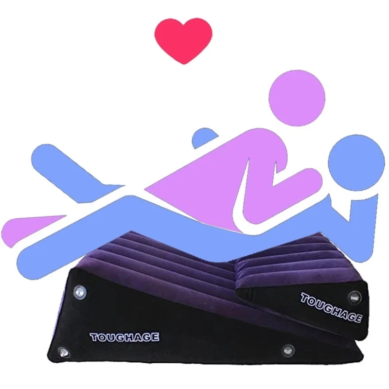 Pvc Travel Inflatable Sex Love Pillow Cushion Foldable Sofa Sexual Couple Games Bedroom Body Support Pad Exotic Husband Wife