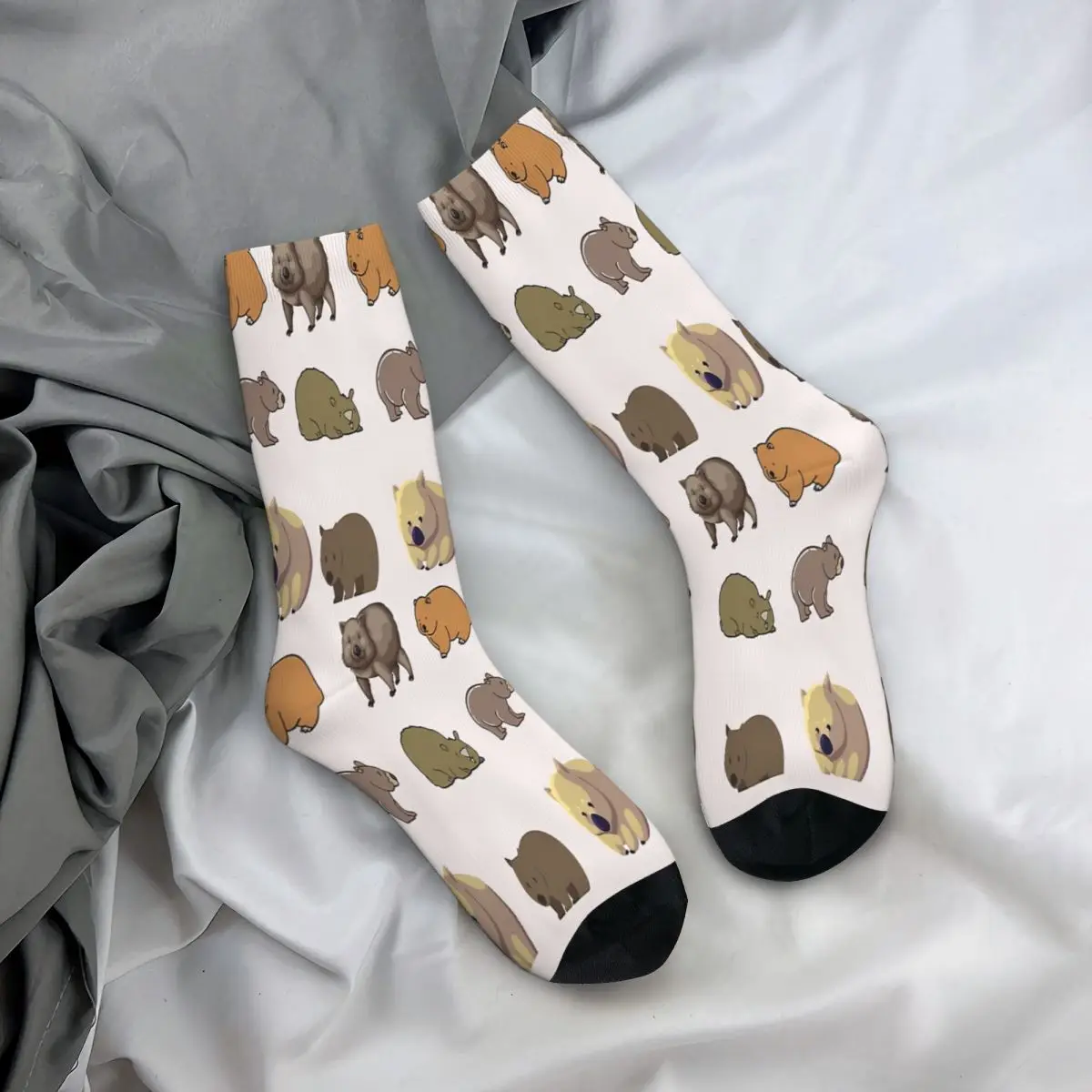 Wombat Best Gift For Wombat Lovers Animal Socks Male Mens Women Autumn Stockings Printed