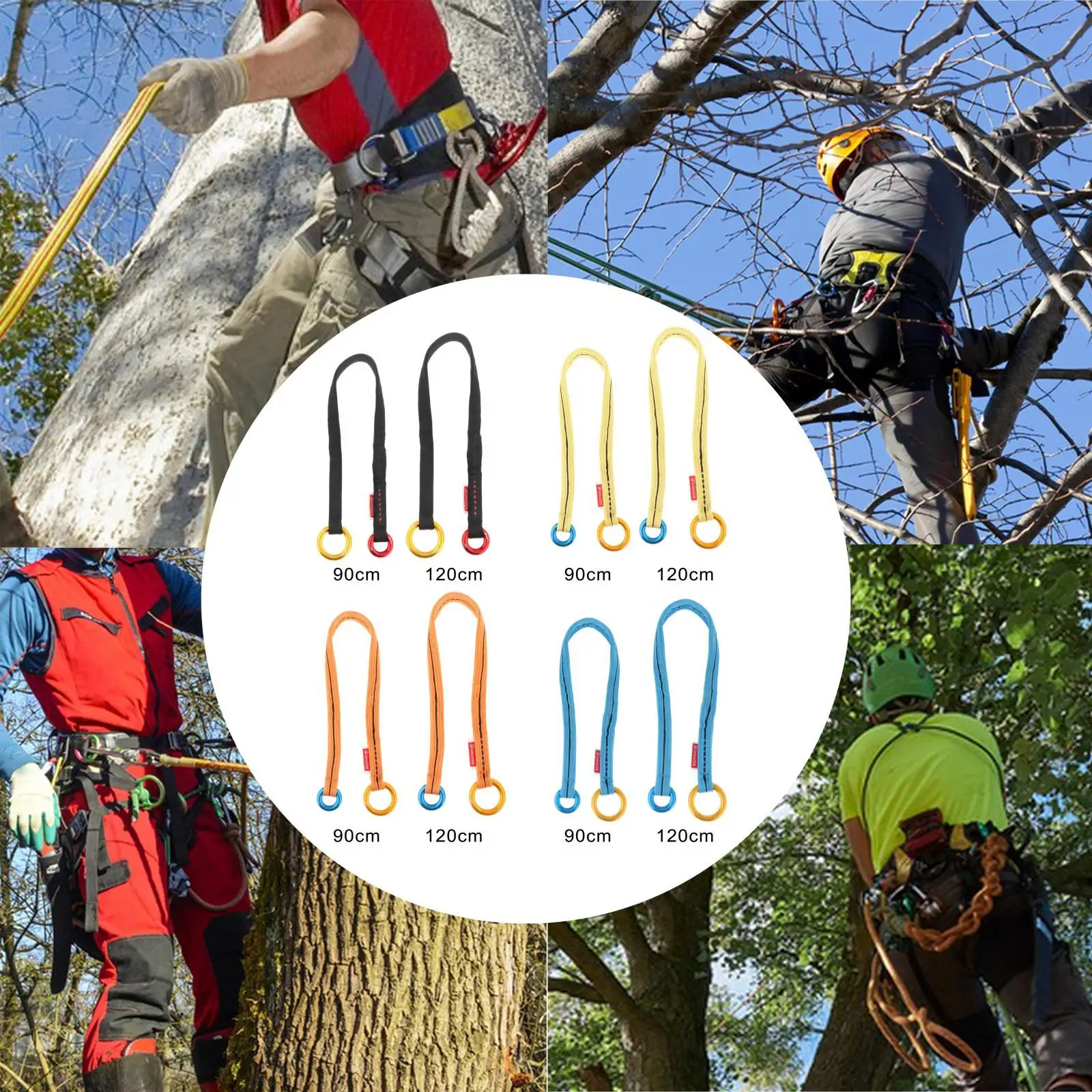 Tree Climbing Cambium Saver Retrievable Anchor Loop Gear